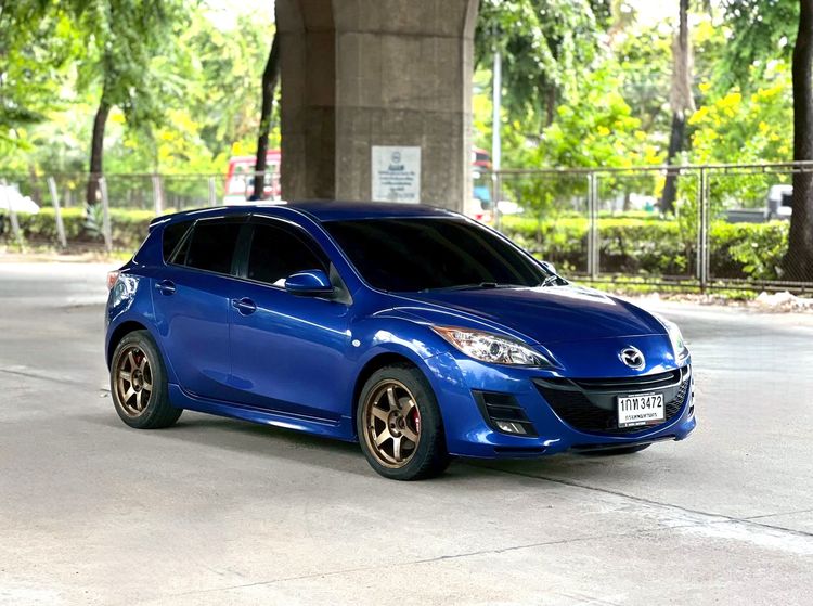 Mazda Mazda3 2013 1.6 Spirit Sports Sedan เบนซิน ไม่ติดแก๊ส เกียร์อัตโนมัติ น้ำเงิน รูปที่ 3