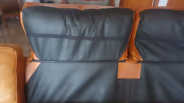 เฟอร์นิเจอร์หนังแท้มือ2 พร้อมของแถม รูปที่ 6