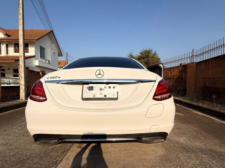 Mercedes-Benz C-Class 2017 C350 Sedan เบนซิน ไม่ติดแก๊ส เกียร์อัตโนมัติ ขาว รูปที่ 3
