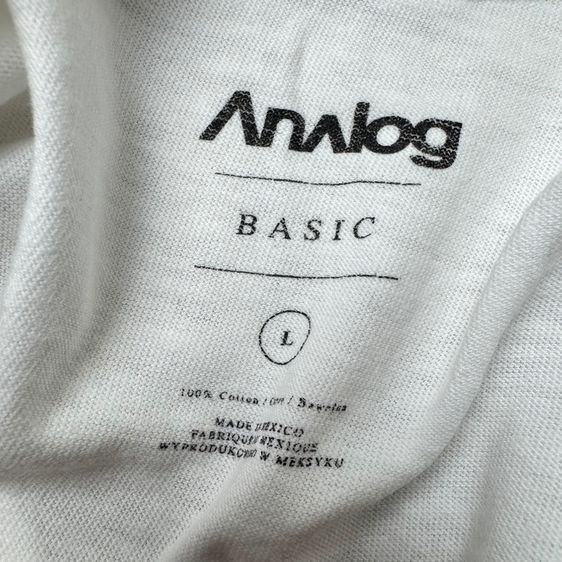 เสื้อยืด Analog Size L รูปที่ 4