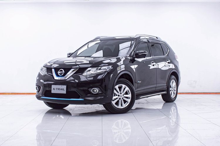 Nissan X-Trail 2016 2.0 V Hybrid 4WD Utility-car ไฮบริด ไม่ติดแก๊ส เกียร์อัตโนมัติ ดำ