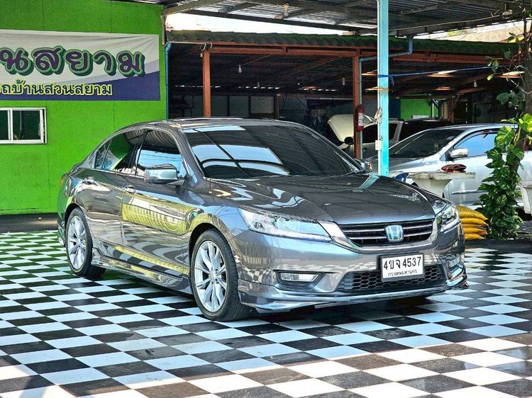 Honda Accord 2013 2.4 Tech Sedan เบนซิน ไม่ติดแก๊ส เกียร์อัตโนมัติ เทา