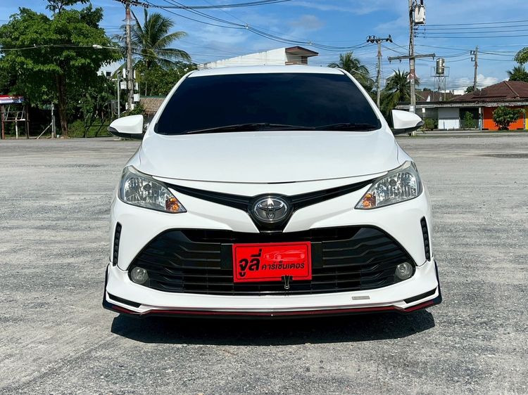 Toyota Vios 2018 1.5 E Sedan เบนซิน ไม่ติดแก๊ส เกียร์อัตโนมัติ ขาว รูปที่ 3