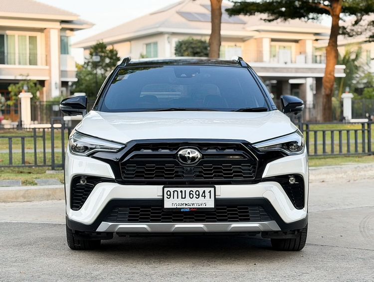 Toyota Corolla Cross 2022 1.8 Hybrid Premium Safety GR Sport Utility-car เบนซิน ไม่ติดแก๊ส เกียร์อัตโนมัติ ขาว รูปที่ 2
