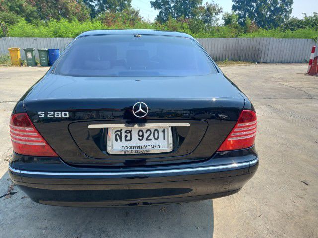 Mercedes-Benz S-Class 2005 S280 Sedan เบนซิน ไม่ติดแก๊ส เกียร์อัตโนมัติ ดำ รูปที่ 4