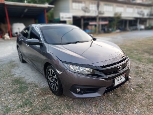 Honda Civic 2018 1.8 EL i-VTEC Sedan เบนซิน ไม่ติดแก๊ส เกียร์อัตโนมัติ เทา รูปที่ 3