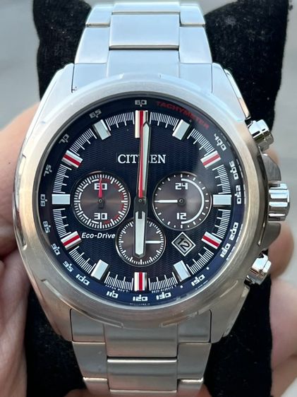 เงิน CITIZEN ECO-DRIVE CHRONOGRAPH REF. CA4220-55L
