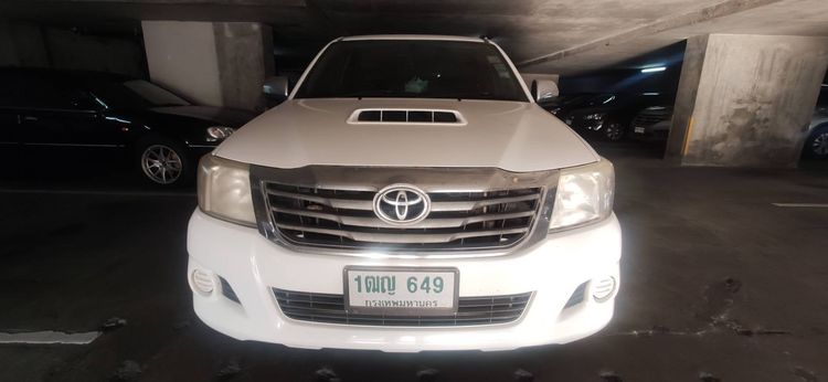 Toyota Hilux Vigo 2014 2.7 Smart Cab J Pickup ดีเซล ไม่ติดแก๊ส เกียร์ธรรมดา ขาว รูปที่ 3