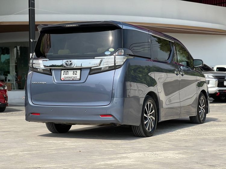 Toyota Vellfire 2015 2.5 V Van เบนซิน ไม่ติดแก๊ส เกียร์อัตโนมัติ เทา รูปที่ 4