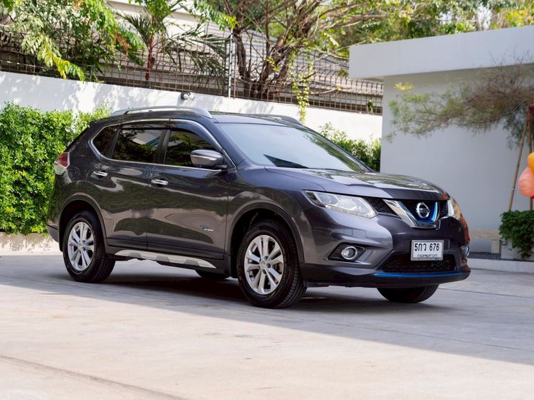 Nissan X-Trail 2016 2.0 V Hybrid 4WD Utility-car ไฮบริด ไม่ติดแก๊ส เกียร์อัตโนมัติ เทา