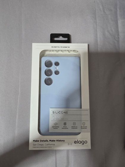 Elago Liquid Silicone Case เคส Galaxy S25 Ultra - Light Blue