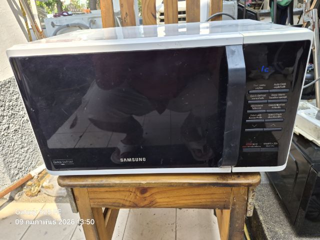 ไมโครเวฟ Samsung ms23k3513aw 23 ลิตร เครื่องเวฟได้ปกติ ใช้งานได้ปกติ รูปที่ 2
