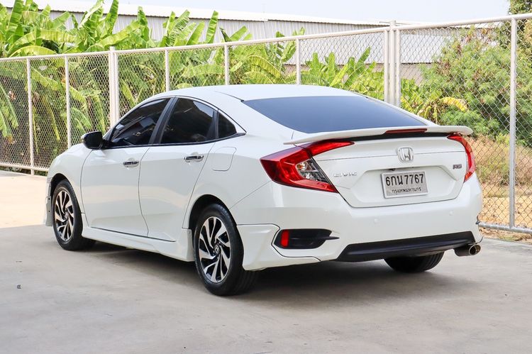 Honda Civic 2017 1.8 EL i-VTEC Sedan เบนซิน ไม่ติดแก๊ส เกียร์อัตโนมัติ ขาว รูปที่ 4