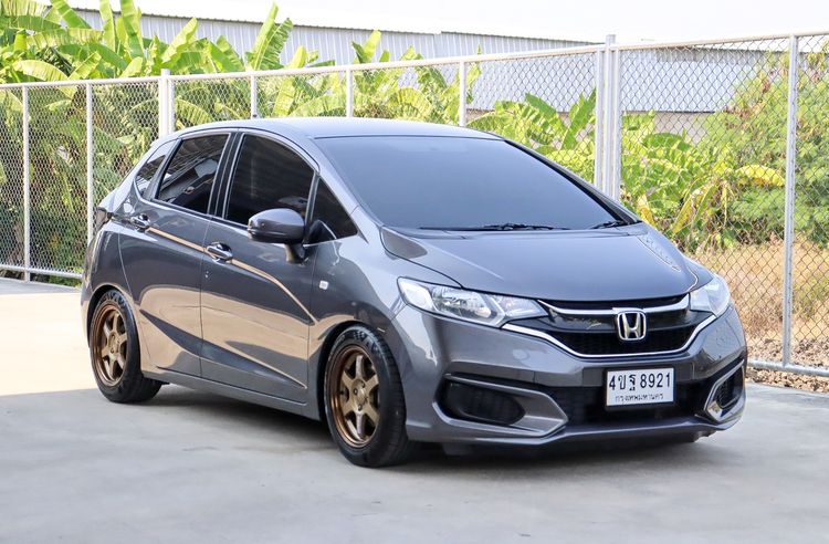 Honda Jazz 2018 1.5 S Sedan เบนซิน ไม่ติดแก๊ส เกียร์อัตโนมัติ เทา