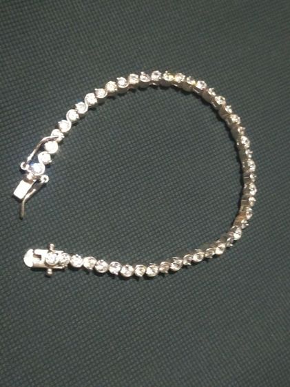 สร้อยข้อมือเพชรเงินแท้ 925 รูปที่ 2