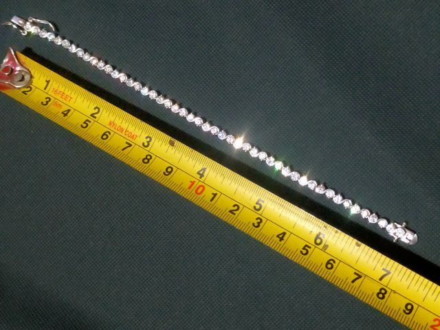 สร้อยข้อมือเพชรเงินแท้ 925 รูปที่ 7