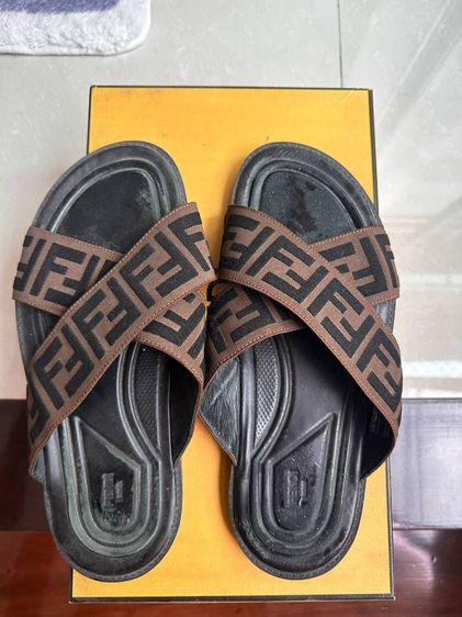 อื่นๆ รองเท้าหนังทั่วไป หนังแท้ UK 7.5 | EU 41 1/3 | US 8 น้ำตาล ร้องเท้า FENDI