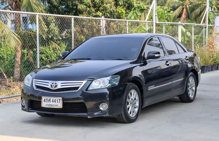 Toyota Camry 2011 2.4 Hybrid Sedan ไฮบริด ไม่ติดแก๊ส เกียร์อัตโนมัติ ดำ รูปที่ 2