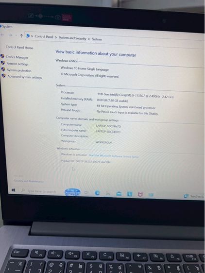 Lenovo ideapad Slime3 14lTL05  i5Gen11 รูปที่ 6