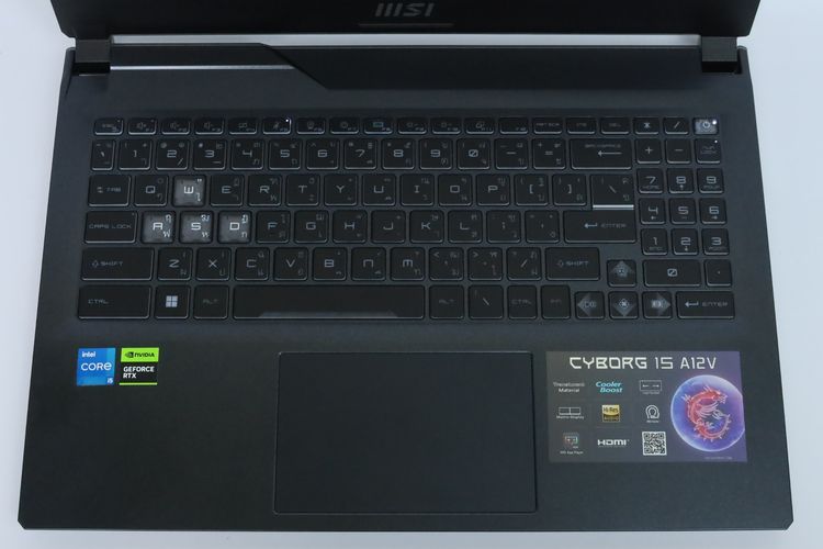 MSI CYBORG 15 A12VF-013TH  Core i5-12450H.RTX4060 16.512GB - ID26020132 รูปที่ 4