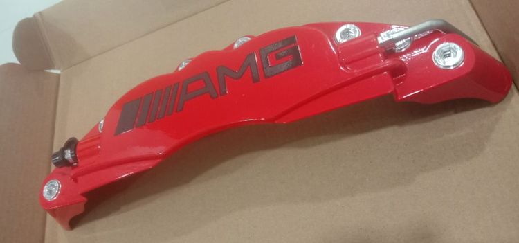 ครอบคาลิปเปอร์ ลายAMG สีแดงสดสวยใส่ได้ทุกรุ่น คู่หน้า-หลังครบชุด รูปที่ 3