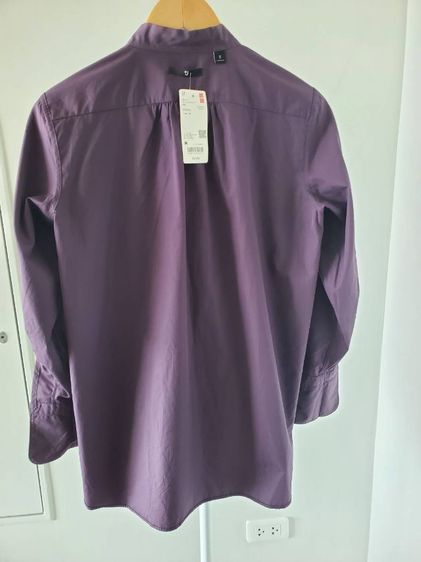  J Uniqlo Purple Shirt Women Sz M 

รอบอก 40นิ้ว รูปที่ 6