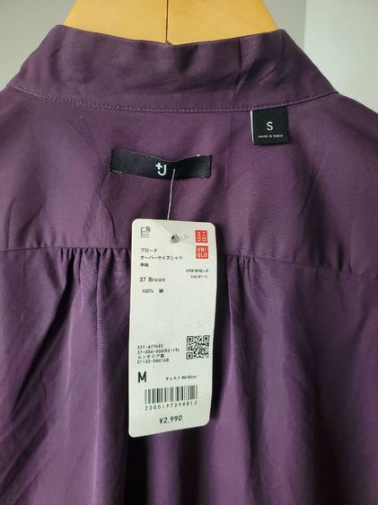  J Uniqlo Purple Shirt Women Sz M 

รอบอก 40นิ้ว รูปที่ 7