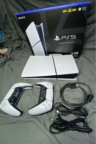 Sony เครื่องเกมส์โซนี่ เพลย์สเตชั่น PS5 (Playstation 5) เชื่อมต่อไร้สายได้ PS5 Slim Digital Editon