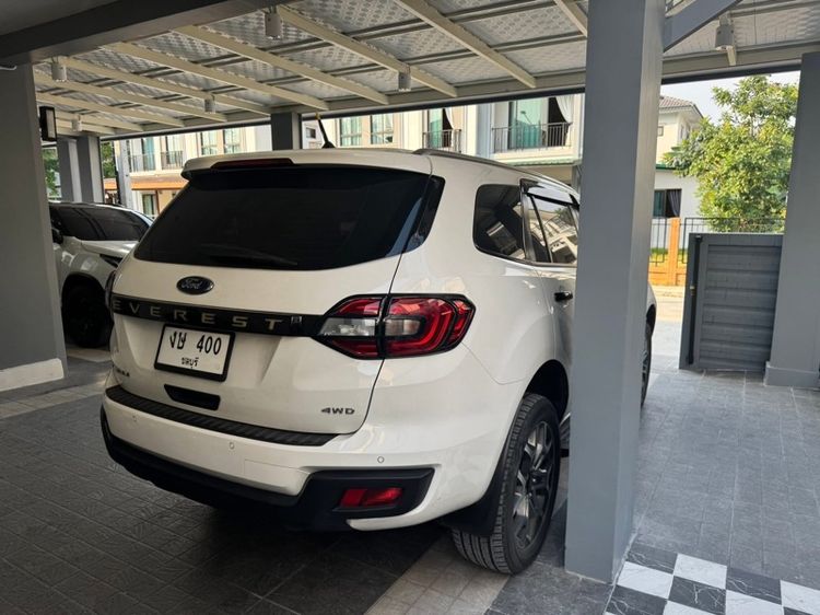 Ford Everest 2019 2.0 Titanium Plus 4WD Utility-car ดีเซล ไม่ติดแก๊ส เกียร์อัตโนมัติ ขาว รูปที่ 4