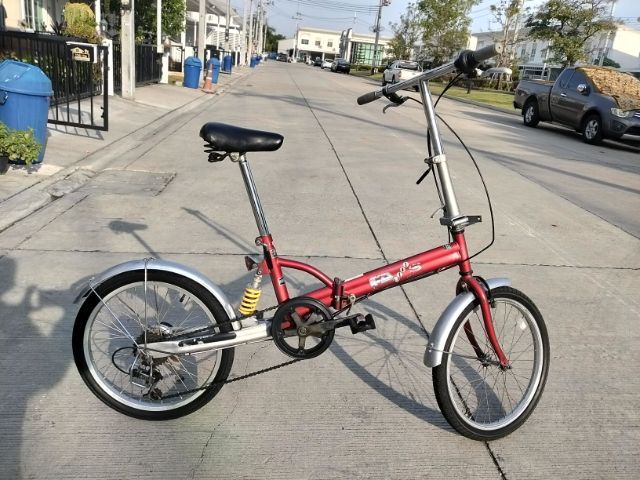 จักรยานญี่ปุ่น ล้อ 20 นิ้วมี 6 เกียร์มีโช๊คสภาพพร้อมใช้ รูปที่ 4