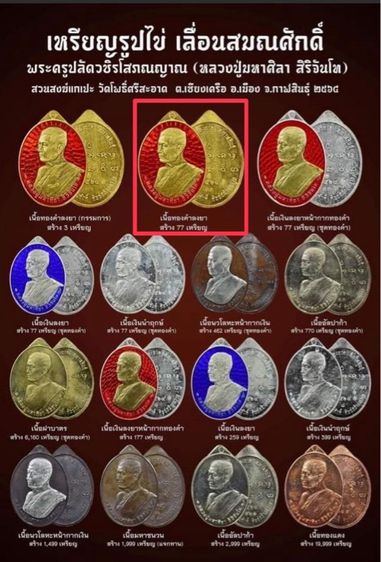 หลวงปู่มหาศิลา เหรียญเลื่อนสมณศักดิ์ปี64 รูปที่ 3