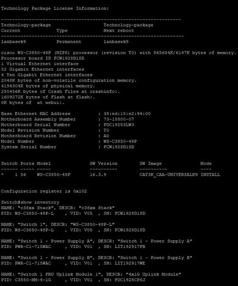  Cisco C3850-48P PoE+ รูปที่ 6