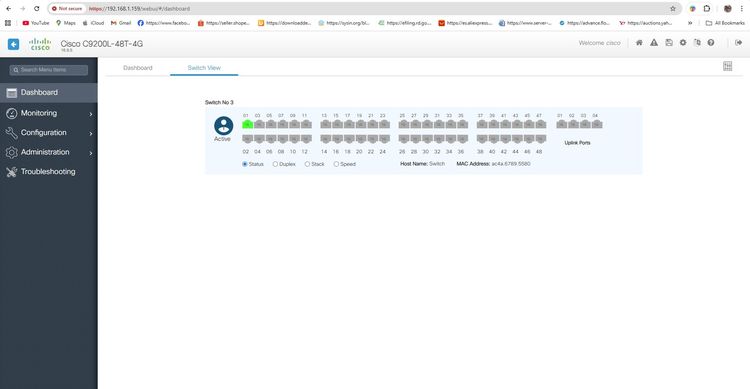 Cisco WS C9200L-48T-4G-E  รูปที่ 3