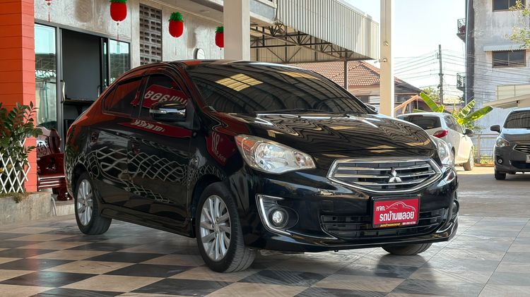Mitsubishi Attrage 2015 1.2 GLS Limited Sedan เบนซิน ไม่ติดแก๊ส เกียร์อัตโนมัติ ดำ รูปที่ 3