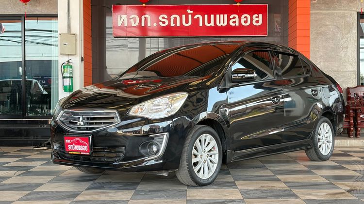 รถ Mitsubishi Attrage 1.2 GLS Limited สี ดำ