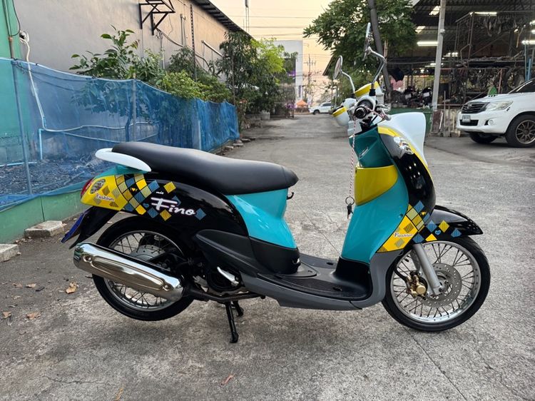 YAMAHA fino 115 คาร์บูออโต้สตาร์ทมือ เครื่องดีมาก สีสวยมาก ต้องมาดูของจริงมีสถานที่ให้ทดลองขับขี่ก่อนซื้อ รูปที่ 3