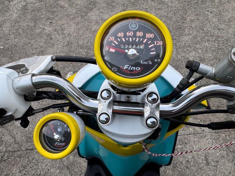 YAMAHA fino 115 คาร์บูออโต้สตาร์ทมือ เครื่องดีมาก สีสวยมาก ต้องมาดูของจริงมีสถานที่ให้ทดลองขับขี่ก่อนซื้อ รูปที่ 4