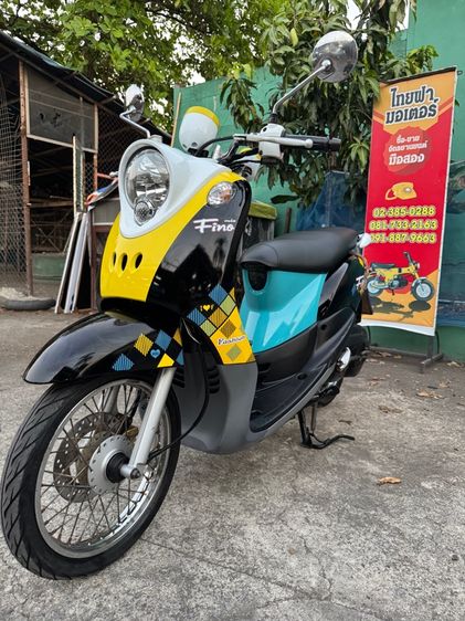 YAMAHA fino 115 คาร์บูออโต้สตาร์ทมือ เครื่องดีมาก สีสวยมาก ต้องมาดูของจริงมีสถานที่ให้ทดลองขับขี่ก่อนซื้อ รูปที่ 9