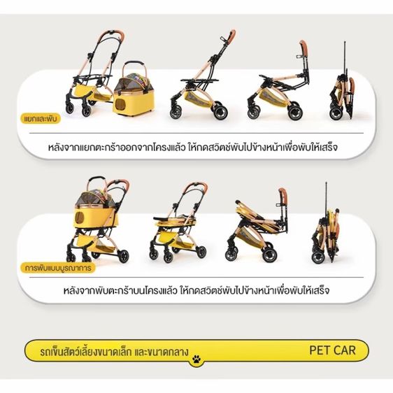 รถเข็นสัตว์เลี้ยง รูปที่ 2