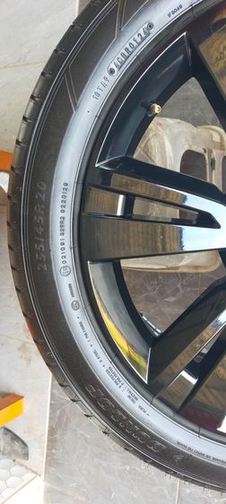 แม็กอีซูซุ ขอบ20 สีอบpowder coat พร้อมยางดันลอป 255 45 20 ปี24 ยางสวยทุกเส้นตุ่มหน้ายางยังอยู่ใส่ isuzu ตัวเตี้ย  ยีราฟแคระ รถที่บรรทุกไม่เก รูปที่ 9