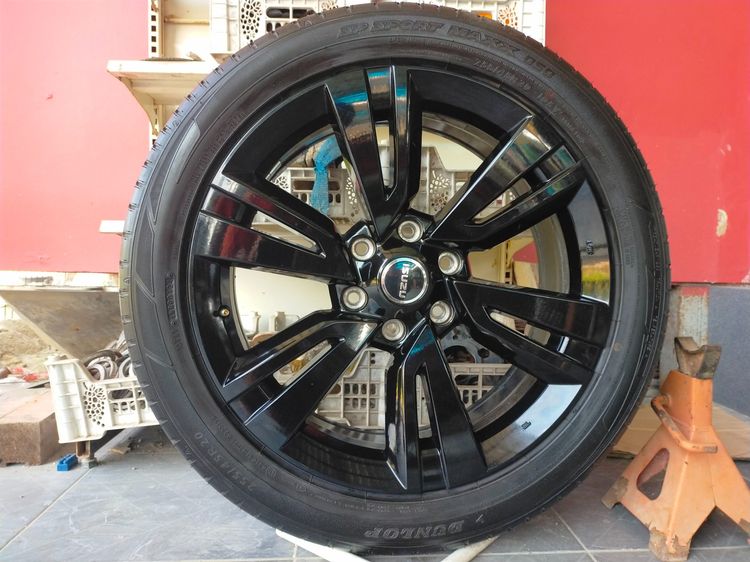 แม็กอีซูซุ ขอบ20 สีอบpowder coat พร้อมยางดันลอป 255 45 20 ปี24 ยางสวยทุกเส้นตุ่มหน้ายางยังอยู่ใส่ isuzu ตัวเตี้ย  ยีราฟแคระ รถที่บรรทุกไม่เก รูปที่ 3