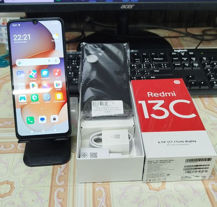 อื่นๆ น้อยกว่า 8 GB Xiaomi Redmi 13C 6 128GB มือสอง
