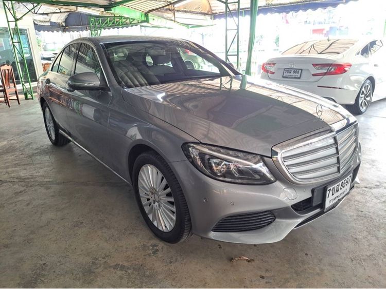 Mercedes-Benz C-Class 2015 C180 Sedan เบนซิน ไม่ติดแก๊ส เกียร์อัตโนมัติ เทา รูปที่ 3