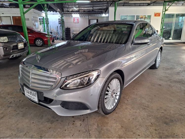 รถ Mercedes-Benz C-Class C180 สี เทา