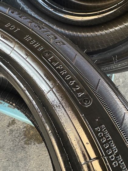ยางDUNLOP225-45-17 ปี24 ปีแท้  ใส่แทน 215-45-17 ได้เลยจ้า รูปที่ 9