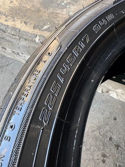 ยางDUNLOP225-45-17 ปี24 ปีแท้  ใส่แทน 215-45-17 ได้เลยจ้า รูปที่ 8