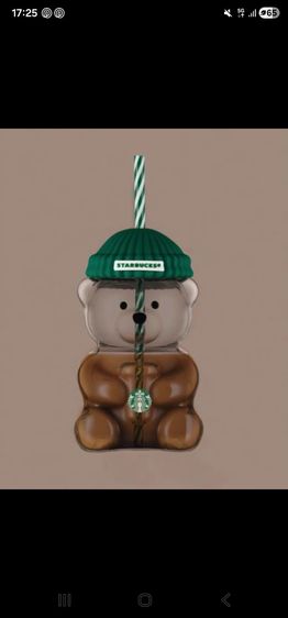 Starbucks แก้วน้ำน้องหมีบาริสต้าStarbucks ของแท้  รูปที่ 5