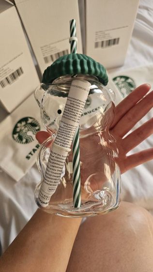 Starbucks แก้วน้ำน้องหมีบาริสต้าStarbucks ของแท้  รูปที่ 4
