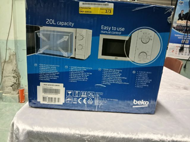 BEKO ไมโครเวฟ รุ่น MOC20100W ขนาด 20 ลิตร กำลังไฟ 700 วัตต์ สีขาว รับประกันศูนย์ รูปที่ 7
