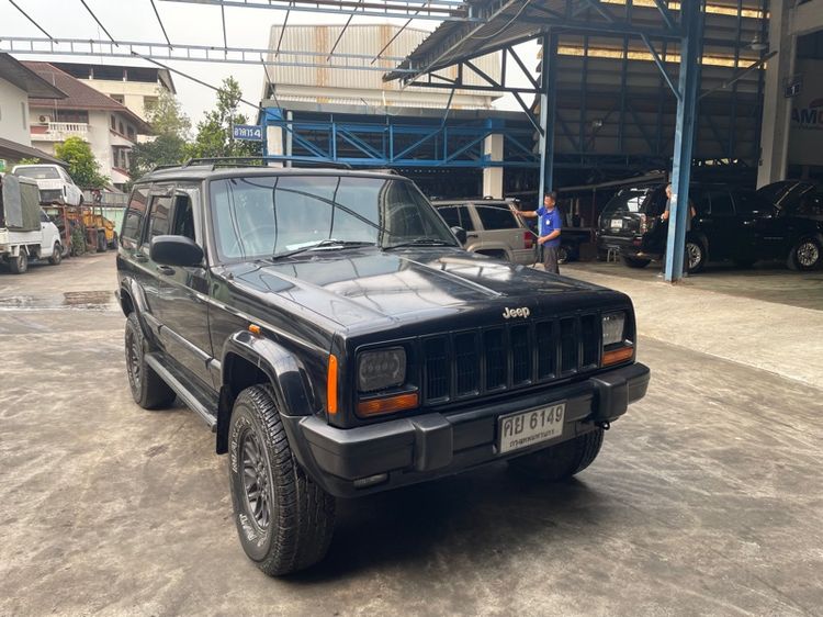 Jeep Cherokee 1998 4.0 Limited 4WD Utility-car เบนซิน LPG เกียร์อัตโนมัติ ดำ รูปที่ 2